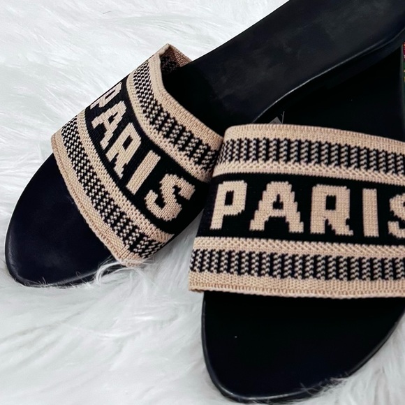 New Knit Single Band Slides - Picture 4 of 4